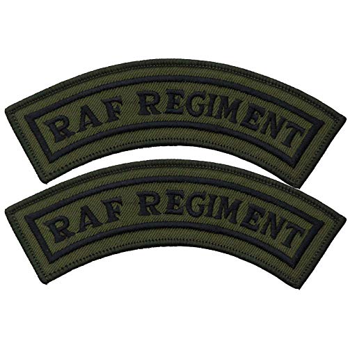 Drop ZoneRAF Regiment Mud Guard Shoulder Titles-Pair