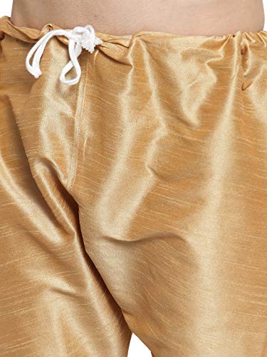Image of Jompers Men Dupion Silk Kurta and Churidar Pajama Set