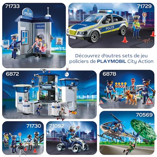 Playmobil 71874 Poste de police avec salle de recherches Les policiers - vue 7