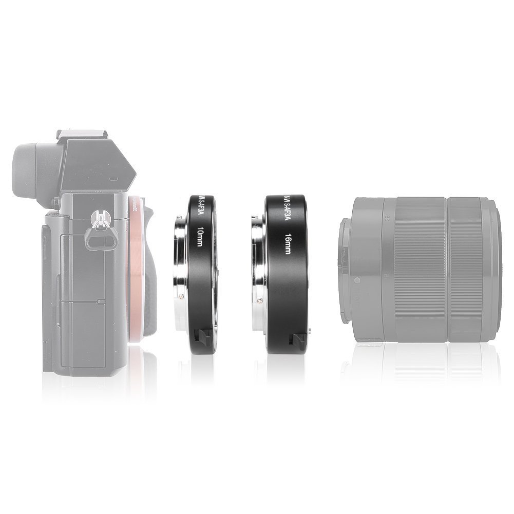 FOTGA Makro AF Autofokus Extension Tube makro zwischenringe Set 10mm 16mm DG für Sony NEX E-Mount