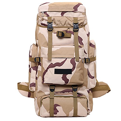 Easy topbuy 70L mountaintop Bolsa de Alpinismo al Aire Libre Camuflaje Color Mochila