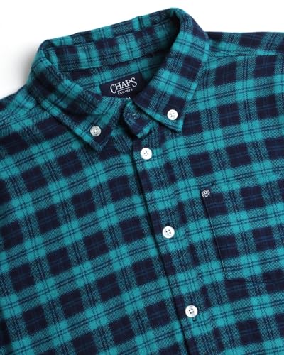Chaps Boys' Shirt - Casual Long Sleeve Button Down Flannel Collared Shirt - Plaid Flannel Shirt for Boys (S-XL)3