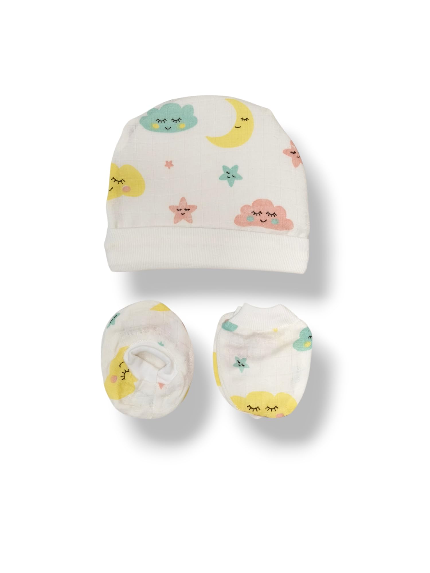 Mom's Lap Cap Mittens Booties Set Pack of 2 Multicolor - Image 2 thumbnail