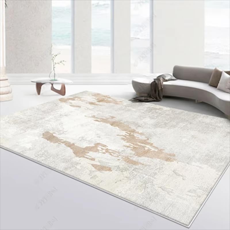 Alfombra aislante térmica para dormitorio y mesa de centro minimalista