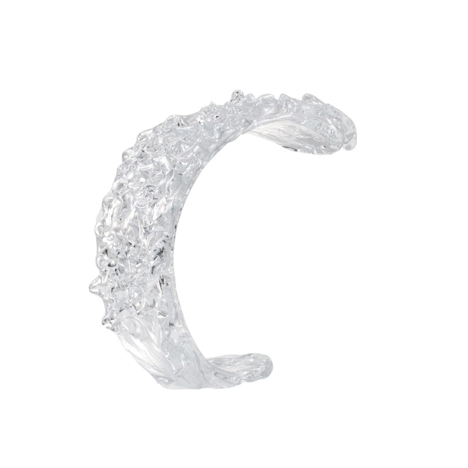ZENY896V Sculptures Luxury Abstract Crystal Wave Ornament Decor