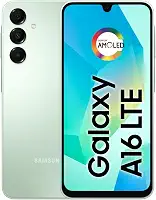 Celular Samsung Galaxy A16, 128GB + 4GB RAM, Câmera de até 50MP, Tela 6.7', NFC, IP54, Bateria 5000 mAh - Verde Claro