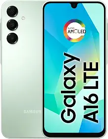 Celular Samsung Galaxy A16, 128GB + 4GB RAM, Câmera de até 50MP, Tela 6.7', NFC, IP54, Bateria 5000 mAh - Verde Claro