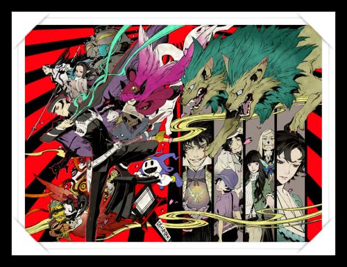  Generico BAZAVERSE - SHIN MEGAMI TENSEI A4 (29,7 x 21) Quadri, Cornici, Poster da Parete - Switch, Anime, RPG, GDR, PS5, Arcane - Fatto a Mano Idea Regalo Cod.05