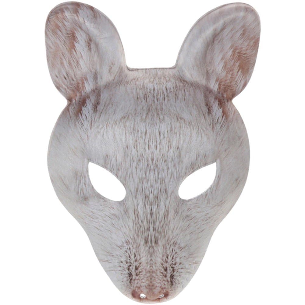 Lamdbao Animal Masks Halloween Mouse Mask Cosplay Rat Mask for Masquerade Easter Halloween Party Costume Props