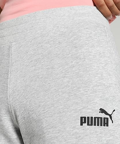 Image of Puma Women Cotton Solid Regular Track Pants for Lounging, Travel, Or Light Activity