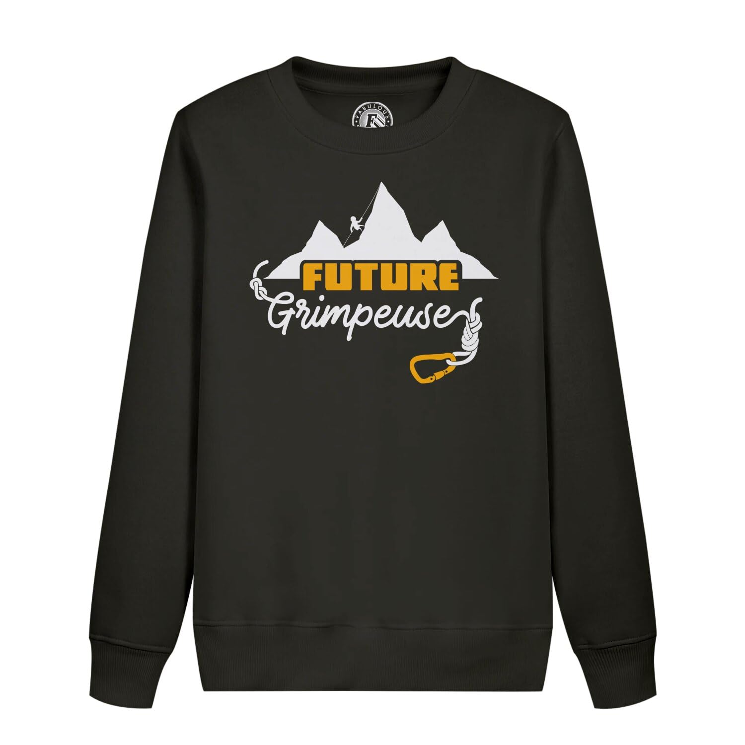 Sweatshirt enfant future grimpeuse idéal pour les sorties en forêt - 4