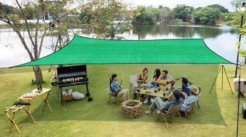 Image of Newtone Multipurpose Shade Net /Green Net - 75% Sunblock (05 ft x 15 ft) | UV Stabilized & Heavy Duty | Ideal for Terrace, Lawn, Balcony & Greenhouse - Green Color