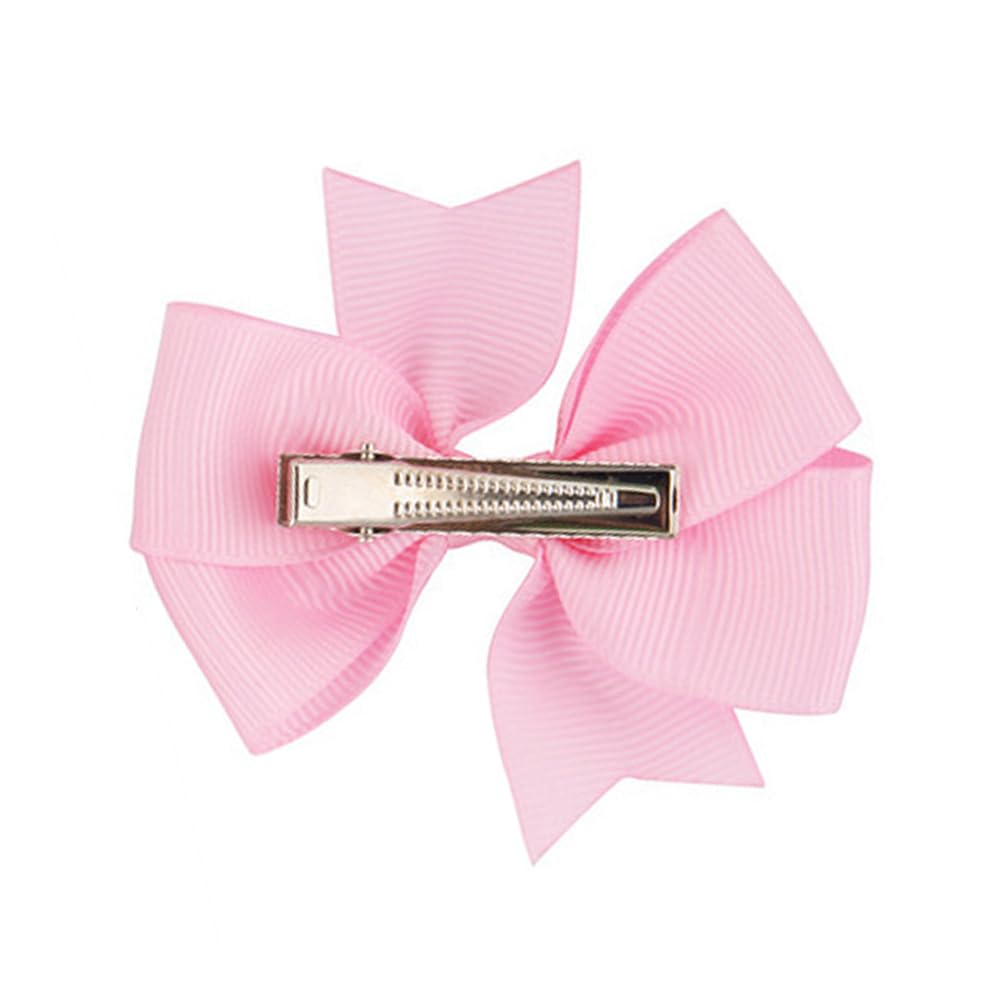 Laroal 40 Pcs Bow Bobbles for Girls 3.15 Inch Ribbon Bows Pinwheel Bows Hair Ribbons Bow Hair Band Girls Ponytail Bows for Girls(Mixed Color) - Image 4