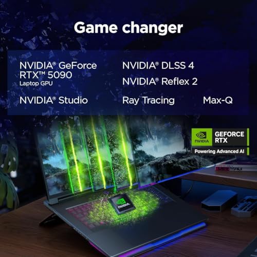 Image of Lenovo Legion 9i Gen10 18 inch 4K 240Hz Gaming Laptop, Intel 24 Core Ultra 9 275HX, NVIDIA GeForce RTX 5090 (24GB GDDR7), 64GB DDR5, 4TB SSD, Vapor Cooling, Backlit KB, Thunderbolt 5, WiFi 7, BT 5.4