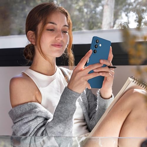 Image of A rtistque Back Cover Case for Samsung Galaxy M16 5G / F16 5G with Camera Protection | Shockproof TPU | Stylish Protective Design | Slim Fit | Ultra Matte | Samsung M16 Back Cover - Blue