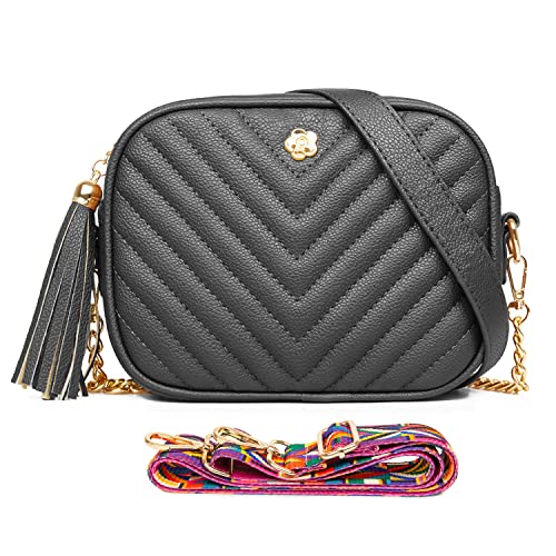 Cross Body Bag Women Small Crossbody Bags for Women with 2 Detach...