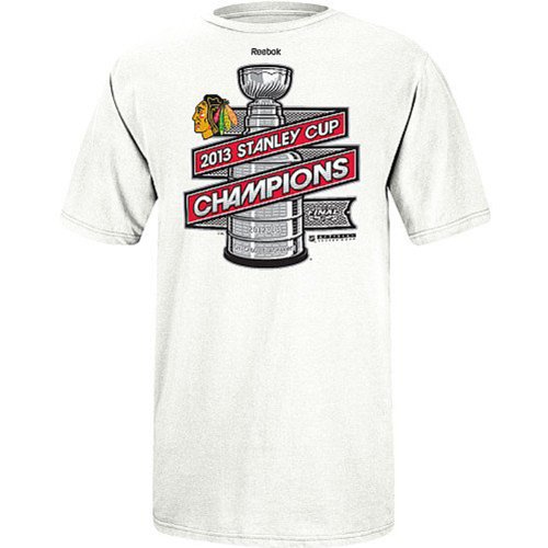 NHL Chicago Blackhawks 2013 Stanley Cup Champions Official Men's Locker Room T-Shirt, Large
