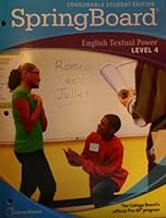 SpringBoard English Textual Power Level 4 0874479150 Book Cover