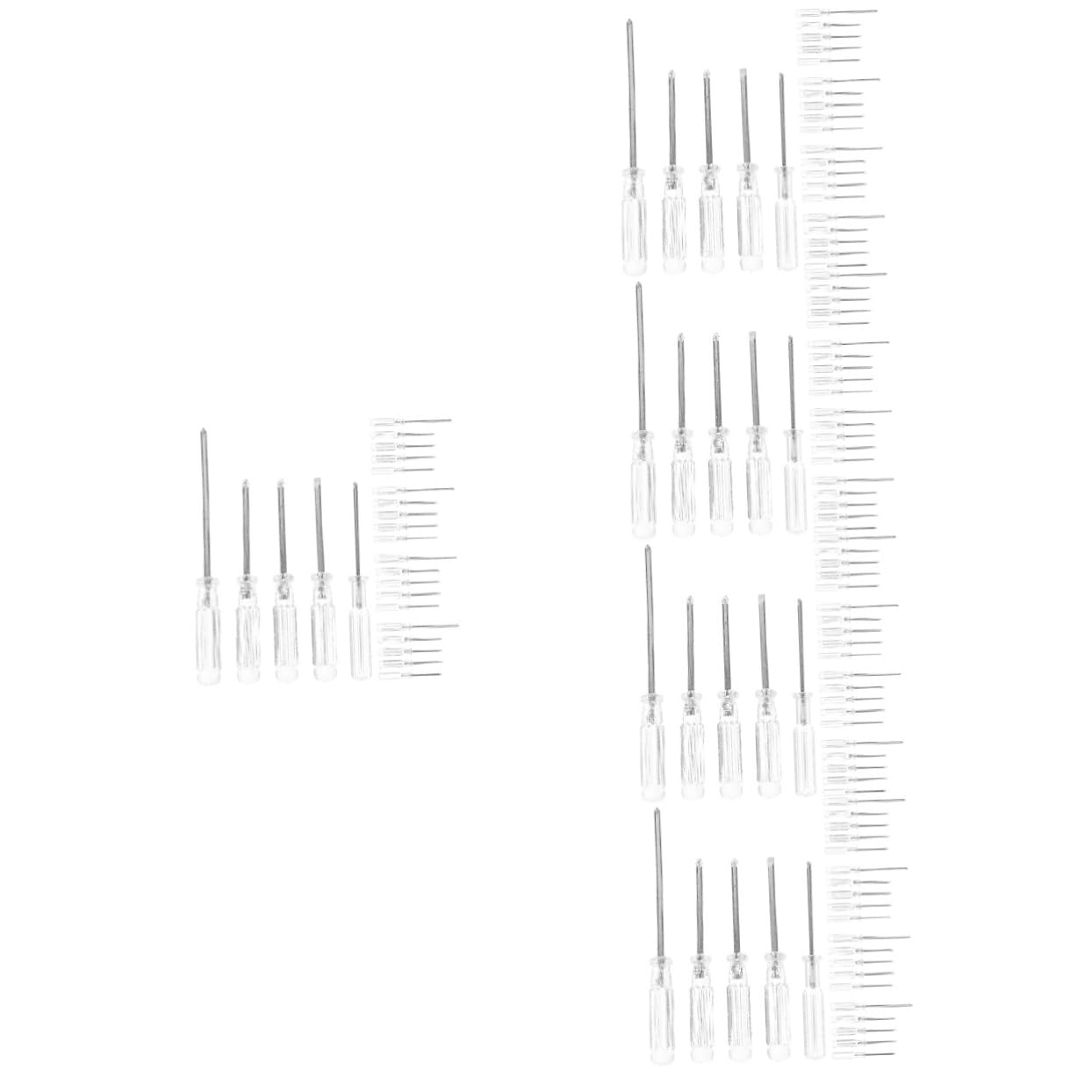 Tournevis de poche plats et cruciformes SHINEOFI 125 pièces de précision