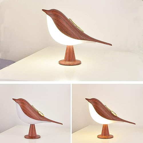 Miniatura 5 de Lámpara de control táctil de noche, lámpara LED de pájaro encantador, lámpara de noche fragante de noche, lámpara de noche creativa decorativa