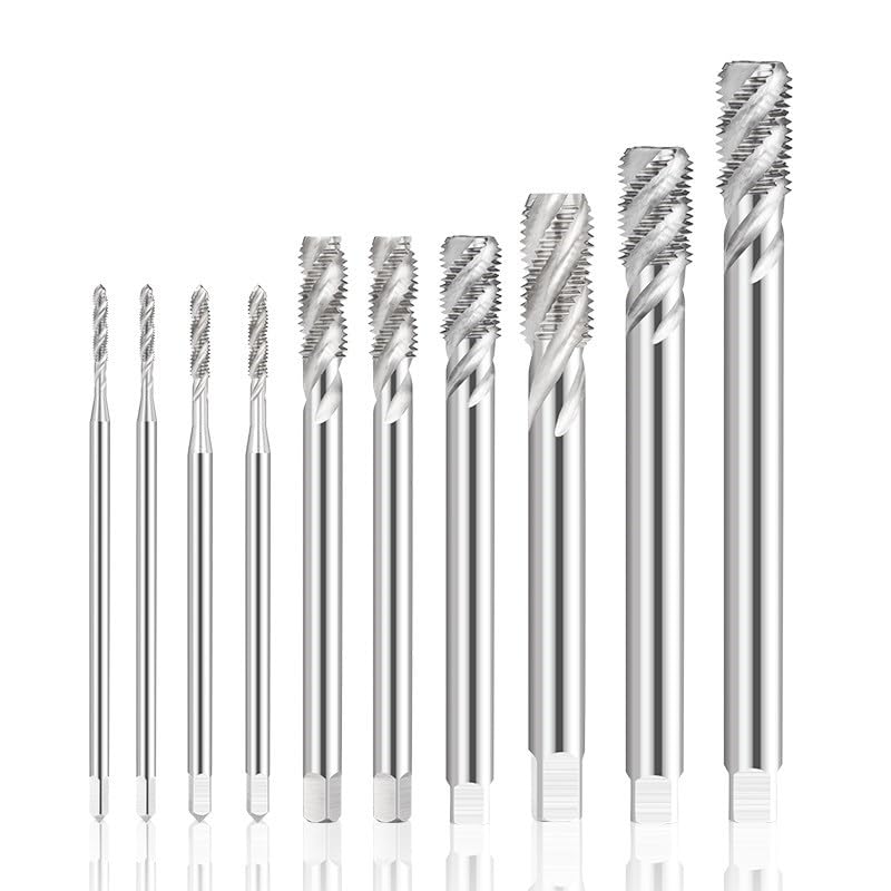 Maschi A Macchina HSS Utensili Manuali Con Scanalatura A Spirale Multipla Placcati In Argento/titanio,M16-137 Mm