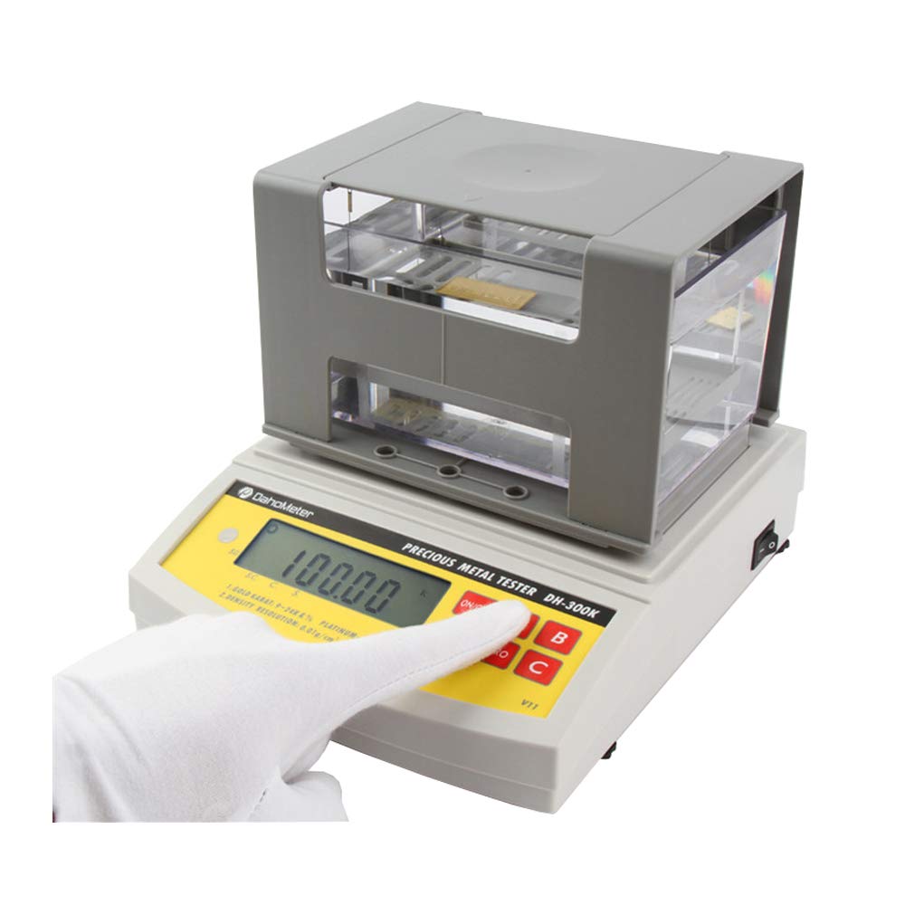 Amazon.com: MXBAOHENG 數位電子黃金純度測試儀黃金密度計黃金純度測試儀金屬分析儀Karat 偵測器(DH-1200K) :  藝術、手工藝與縫紉