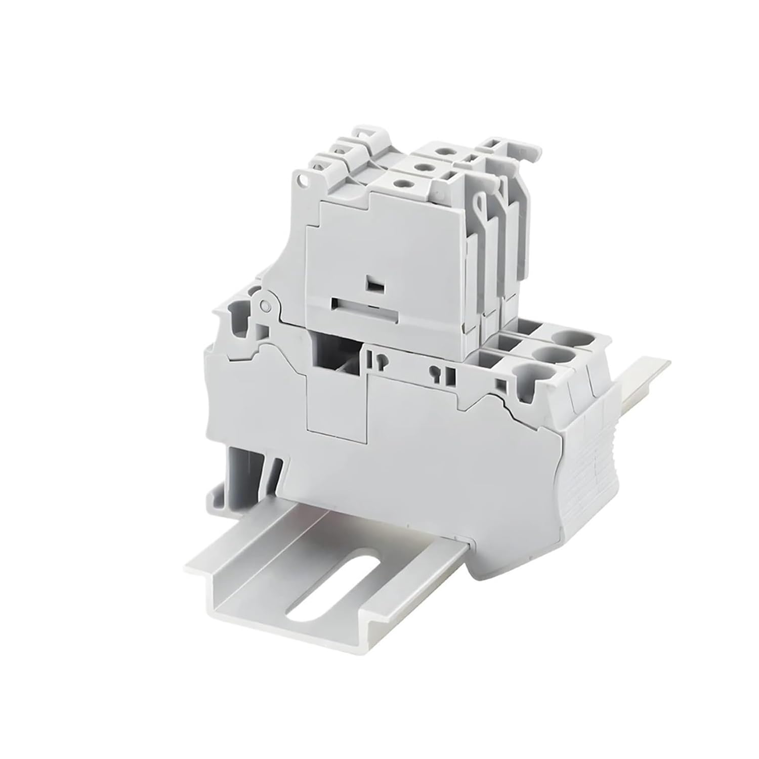 ST 4-HESI Fuse Terminal Block, Gray 5x20mm Lever-Type Non-LED Fuse Holder for NS35 DIN Rail
