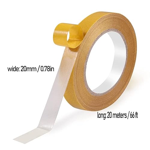 Miniatura 2 de Cinta de tela de doble cara resistente, cinta de tela duradera, fácil de quitar sin residuos, súper pegajosa para alfombras, alfombras y ropa, etc.