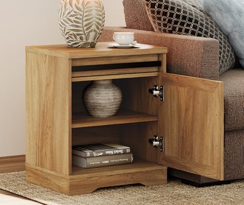 Image of WAMPAT 24.3-inch Tall Farmhouse End Table Set of 2