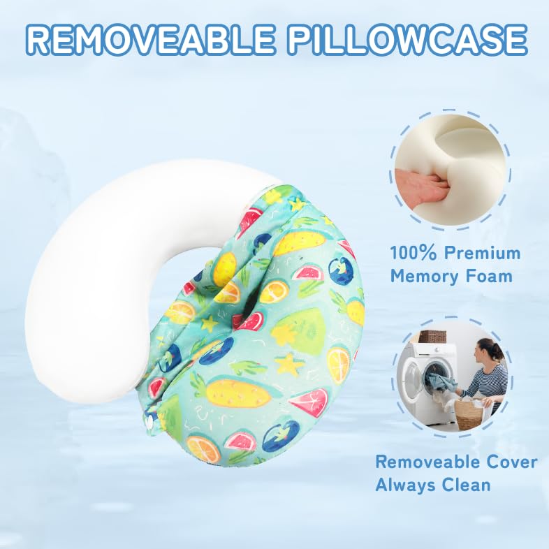 Image of Cooling Travel Pillows, Cool To Touch Neck Pillow for Teens and Adults