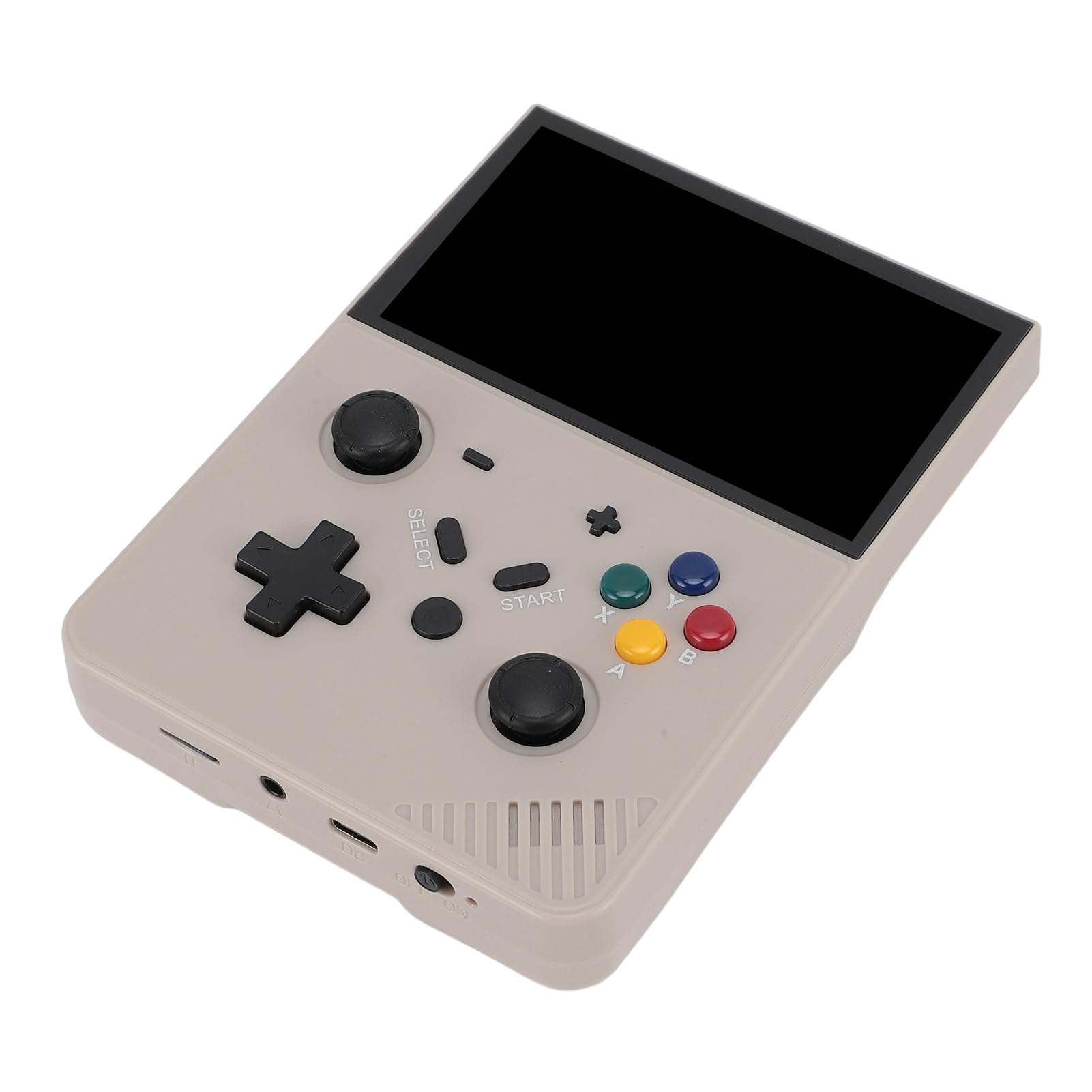 Handheld Game Console Retro Tragbarer Player 4.3in -Bildschirmspielgerät mit über 20000 Spielen Kleine Speicherkarte Gray 128 GB Handheld -Konsole Spiel 25 Bis Spielkonstantro (Grey #13)