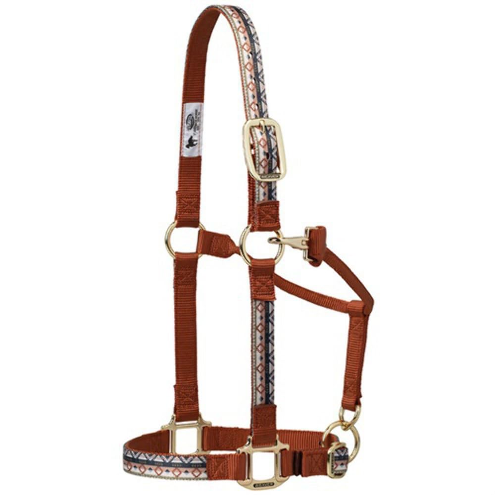 Weaver Leather Cabestro de Caballo de Nailon con patrón Ajustable, Todas Las etapas de la Vida, Multicolor