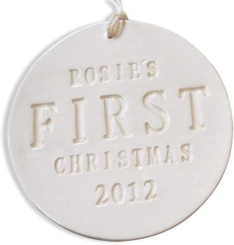 Personalized Baby's First Christmas Ornament