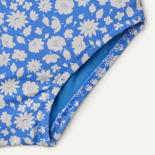 Image of Amazon Essentials Girls' One Shoulder Two-Piece Bikini Swim Set, Slim Fit