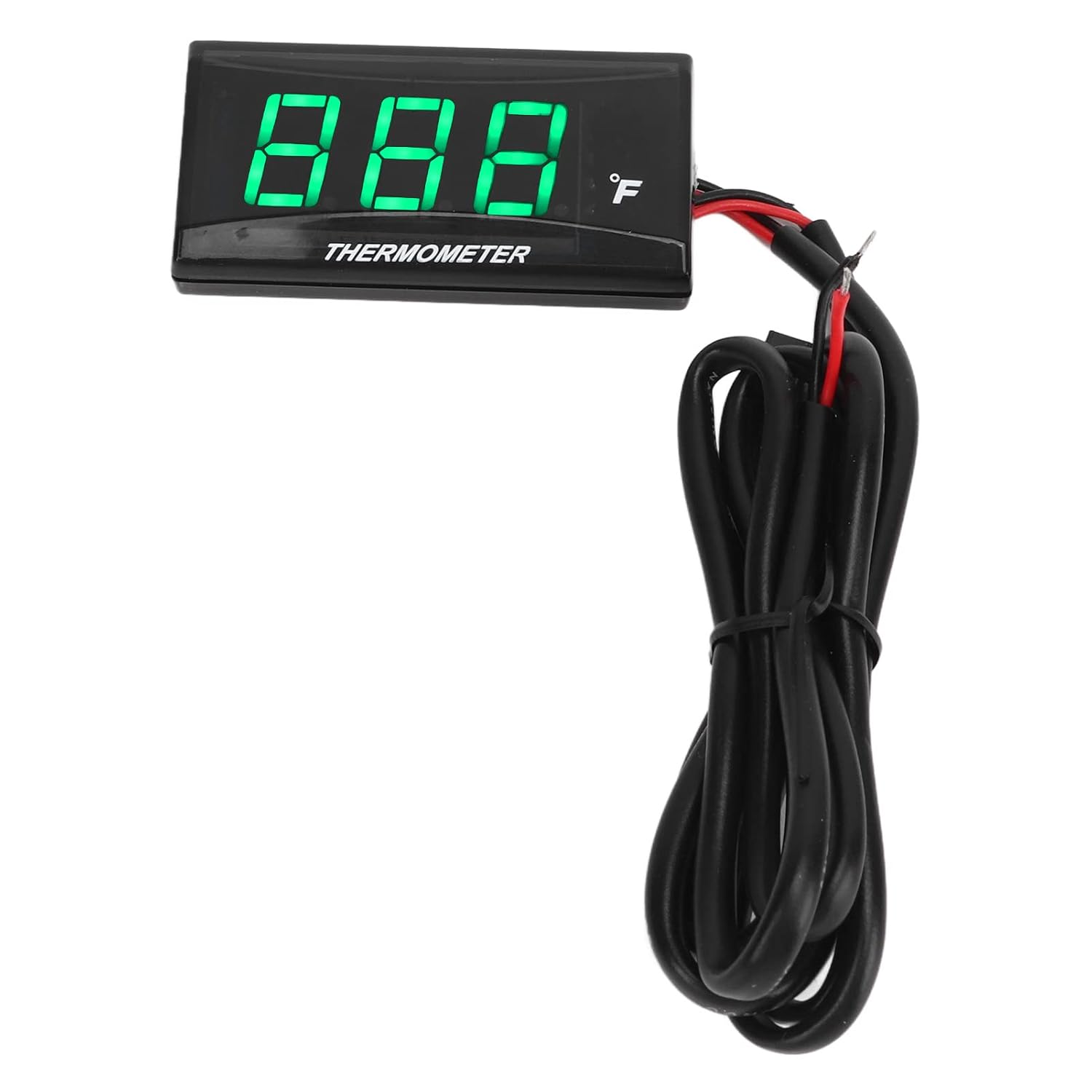 Water Temperature Gauge, Motorcycle Water Temperature Gauge DC12V, Accurate, Easy to Install, for Modifications (Green)