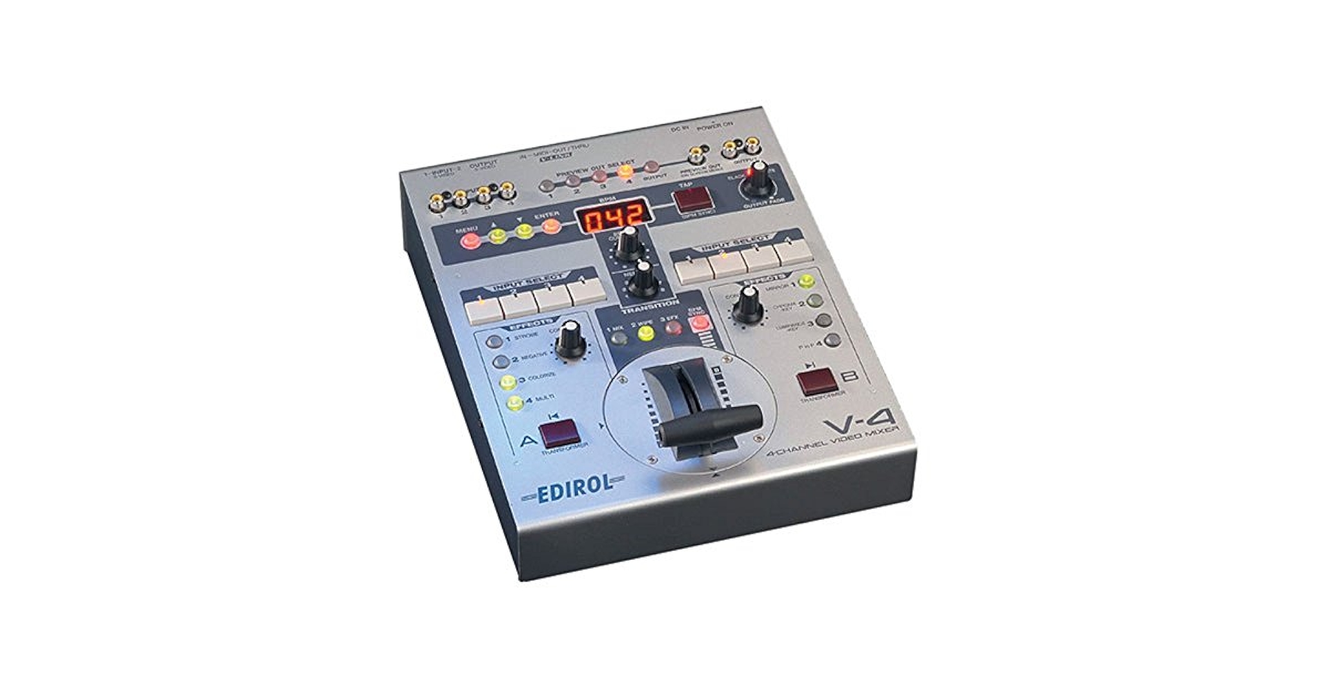 【未使用品】EDIROL V-4 4チャンネルビデオミキサー Edirol V-4 Four Channel Video Mixer – SoundandVideoRentals.com