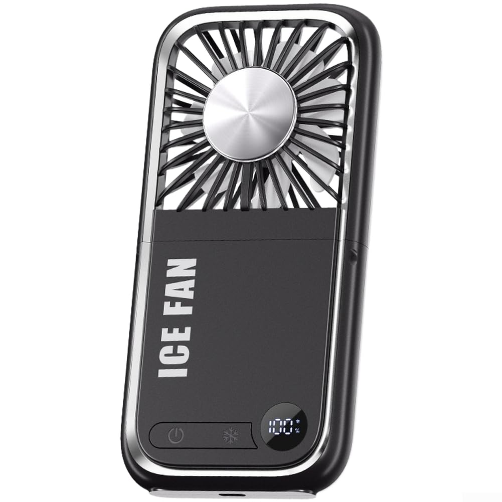 Ventilador de cuello silencioso (36 dB, para oficina, jardín, modo de