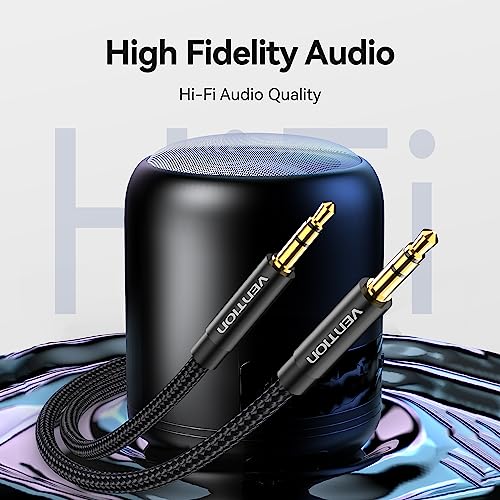 Image of VENTION Aux cable 3.5mm Audio Cable 3.5 mm Jack Male to Male Stereo Aux Cable For Car Stereos, Smartphone, Speaker, Headphone etc (2m)