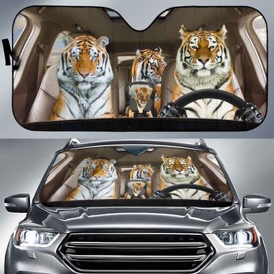 Protecteur de pare-brise imperméable et pare-soleil voiture Tiger L
