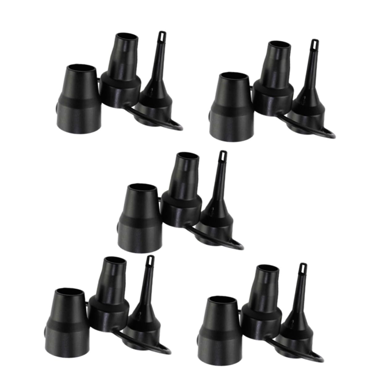 ibasenice Aufblasbarer Mund Luftmatratze Düse Inflator Luftbett Bettpumpe Luftpumpe Für Schlauchboote Aufblasbares Bett Luftpumpenaufsatz Zubehör Für Luftpumpen Black Plastik