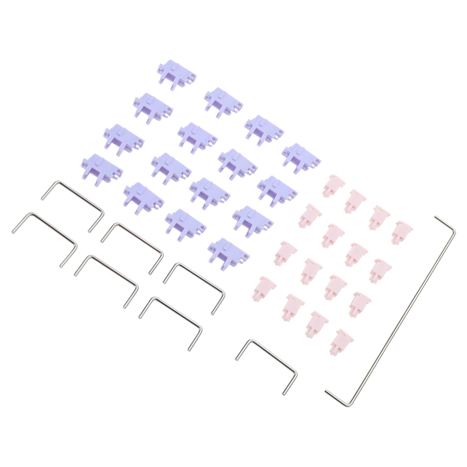 Xanhoy As Shown In Pictures Mechanical Keyboard Stabilizers Set For 61/87/104/108 Layout Keyboards Enhances Typing
