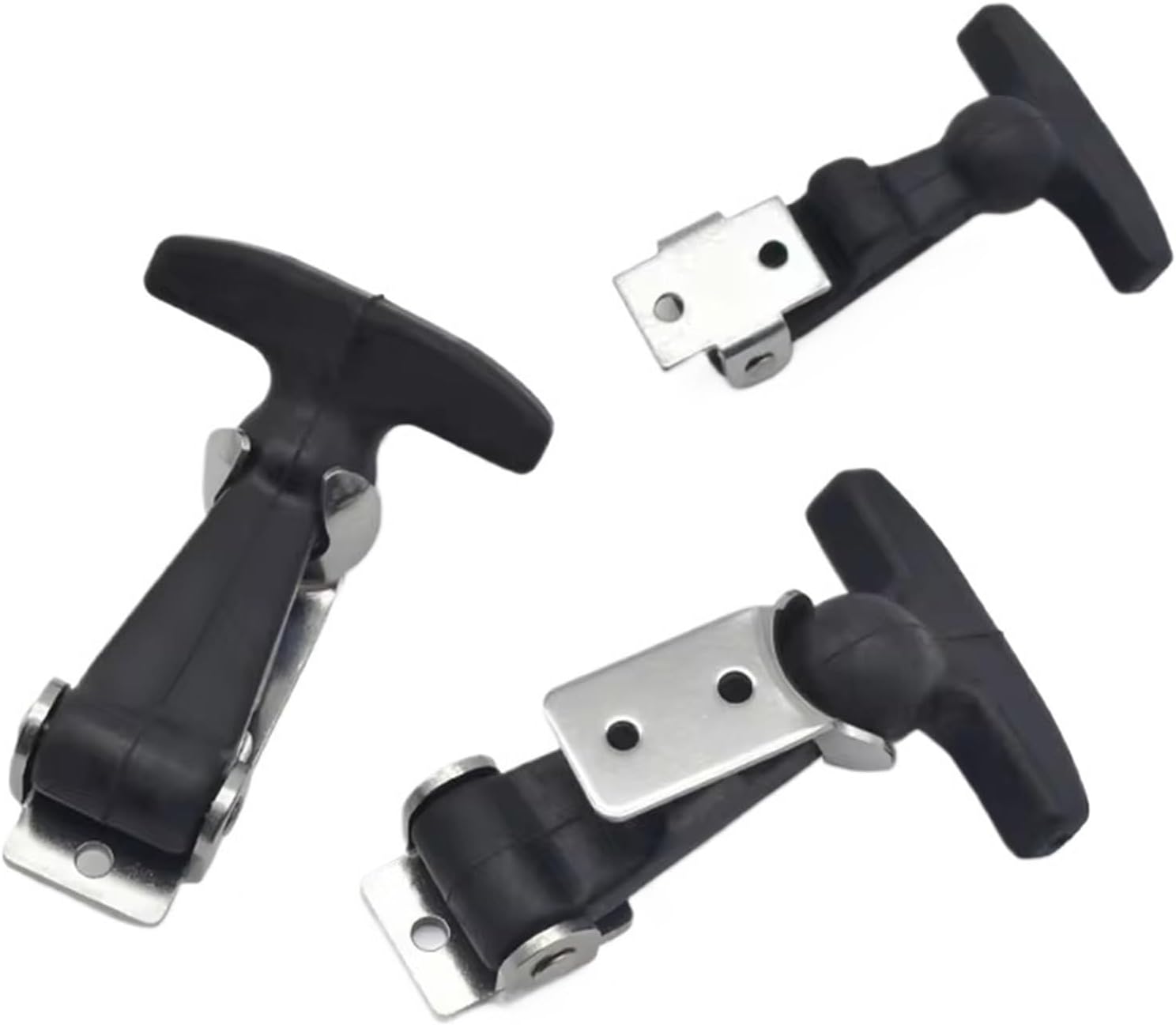 1Pcs Galvanized Latches Buckle Holder Internal Button Hook Engine Cover Hasp(Medium CS)
