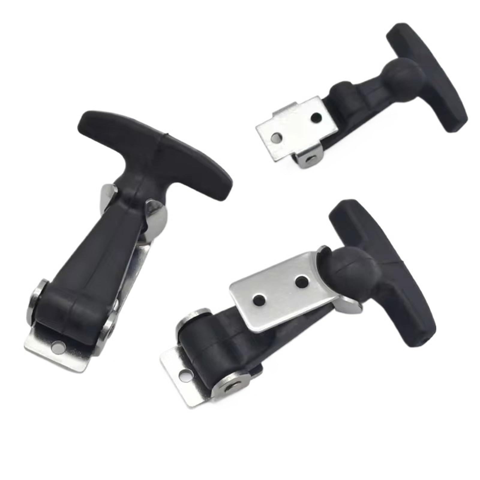 Cerrojo de motor mediano con botón interno para protección de maquinaria industrial