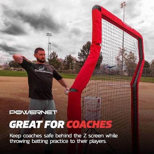 image for Powernet Portable Baseball Practice Net for Pitching and Hitting, Soft