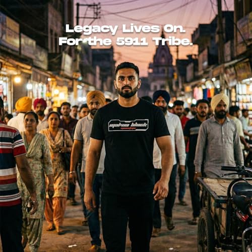 Image of Bambiha Wear Malwa Block Moosetape T-Shirt - Classic Fit Streetwear for Men & Women, 100% Cotton