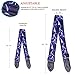 WOGOD Guitar Strap Jacquard Weave Hootenanny Guitar Strap with Leather Ends …