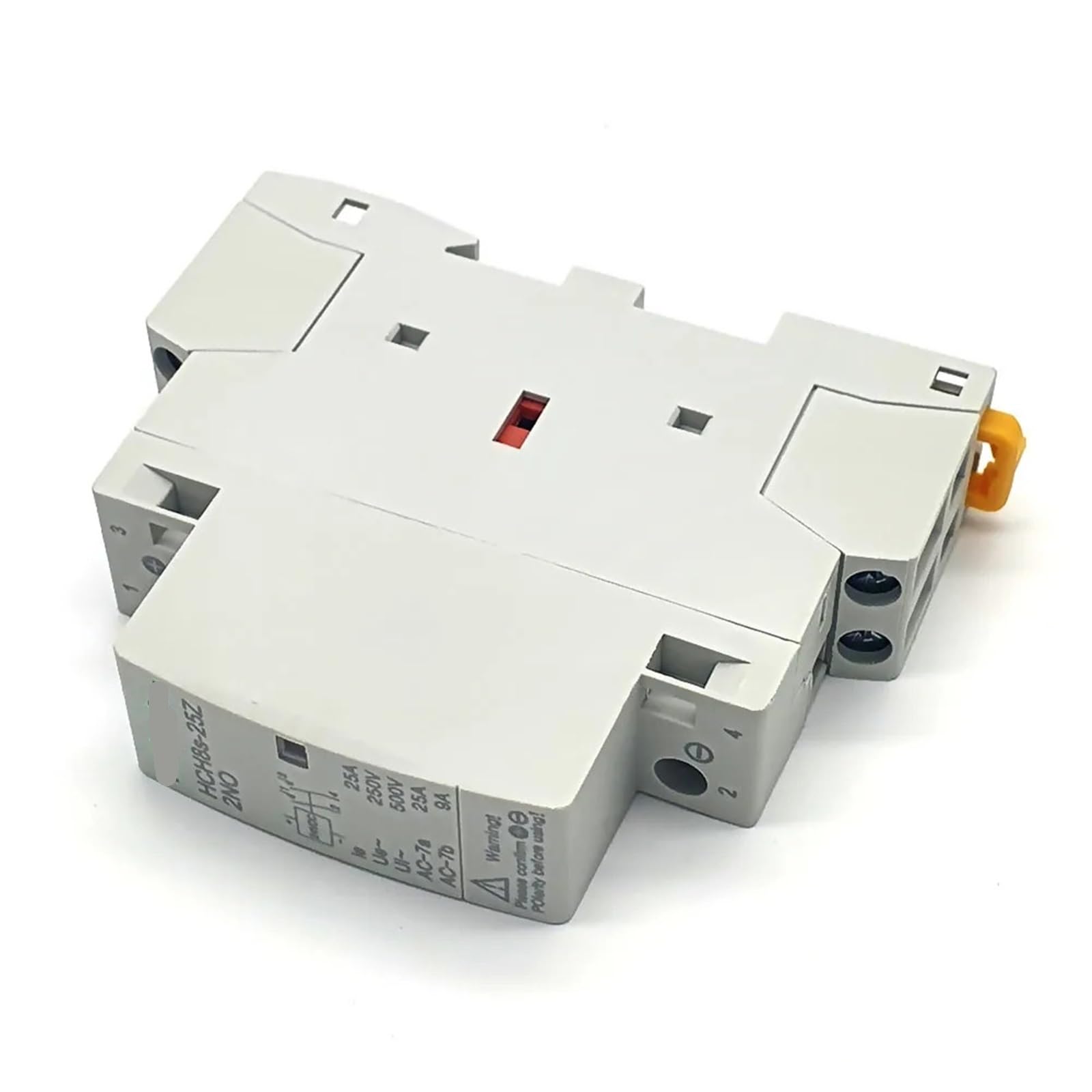 HCH8s-25 Contactor DC24V DC230V bobina AC230V 25A 4NO Contactor Modular automático Tipo de carril Din 1 Uds(25A 4NO DC24V)