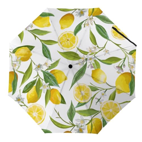 Parapluie coupe-vent pliable qui résiste aux tempêtes avec motif fleur