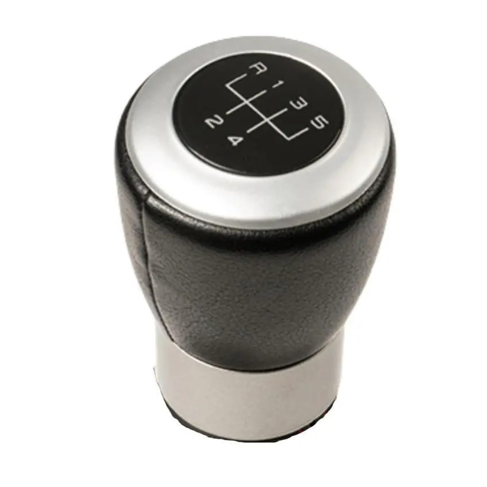 Qmtvfsrh K0660 Car Gear Shift Knob Manual 5/6 Speed Gear Shift Knob Pu Gaiter Boot Cover For Seat For Alhambra 2000-2010 Abs Shifter Lever(K0660)
