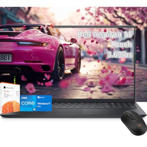 Dell inspiron 15 �^�b�`�X�N���[���m�[�g�p�\�R�� - Intel Core i5-1334U -15�C���` FHD Touch -32GB RAM -1TB PCIe SSD - �r�W�l�X�m�[�g�p�\�R�� Windows 11 Pro - O